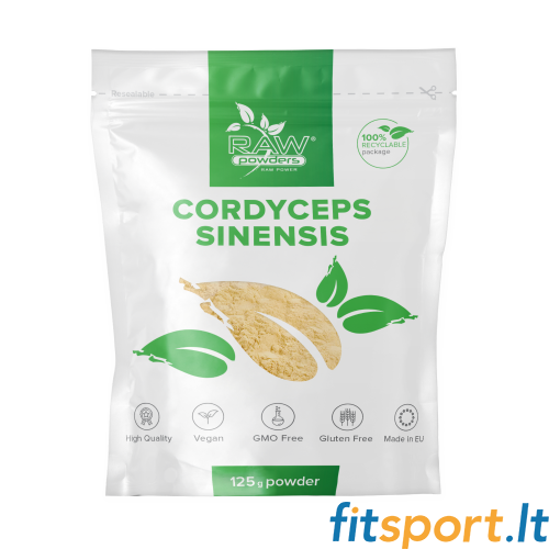 Raw Powders Cordyceps pulveris 125 g. 